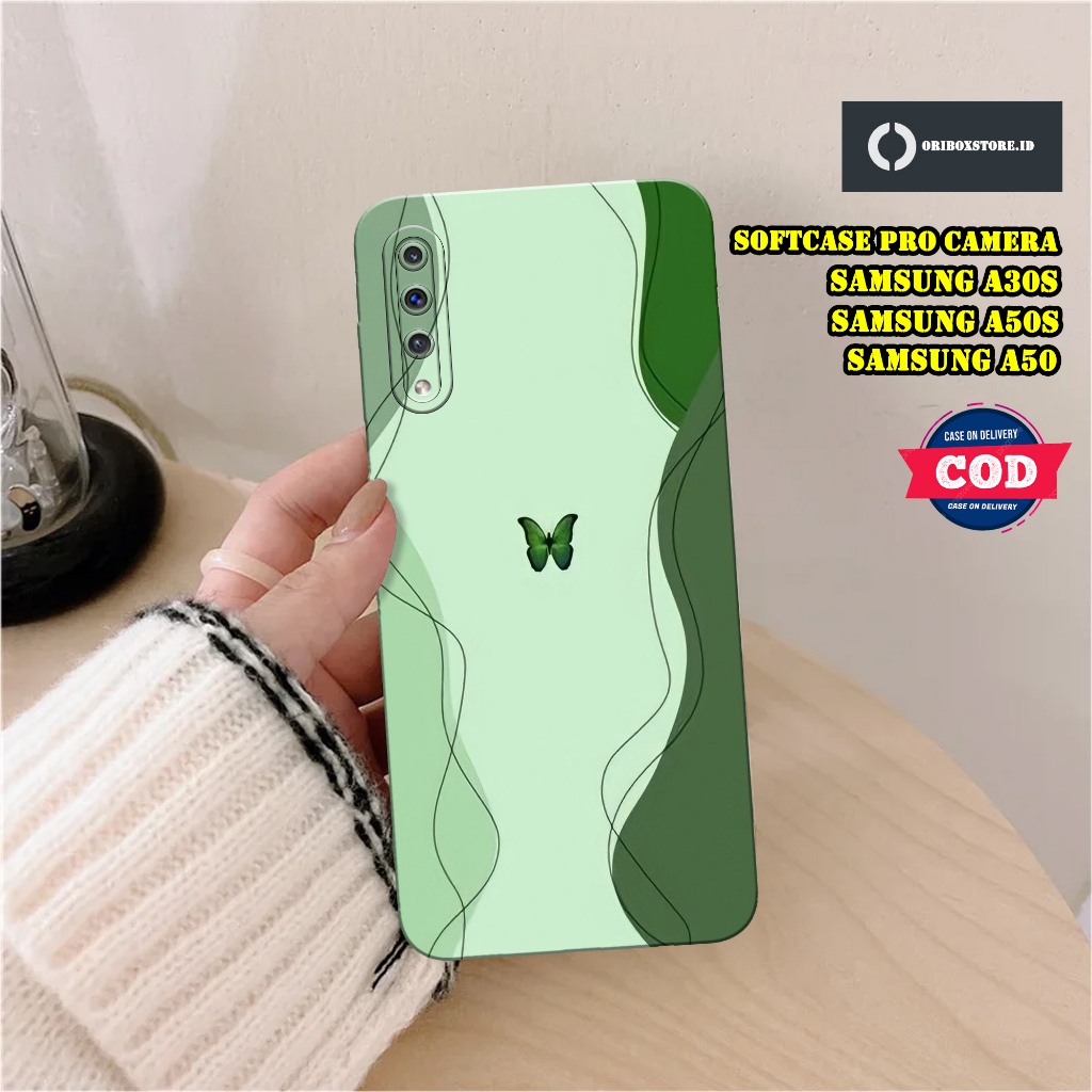 ORIBOXSTORE - Case SAMSUNG A30S / A50 / A50S Terbaru - Motif Estetik Kupu - Casing SAMSUNG A30S / A5