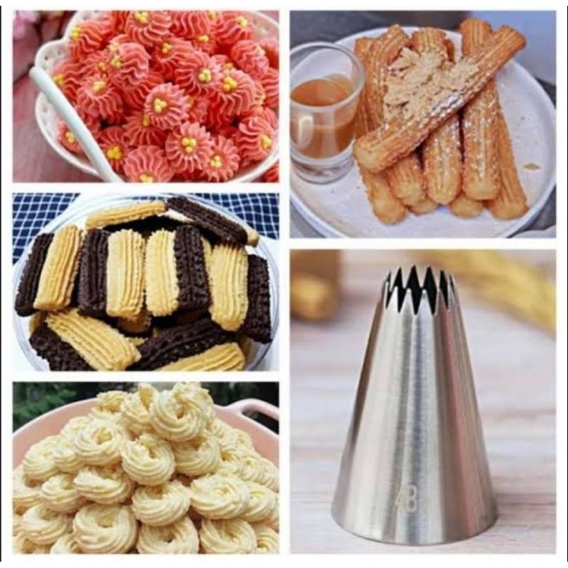 Spuit Churros/Semprit Sagu Keju/Spuit Sagu Keju/Eclair Q1Besar