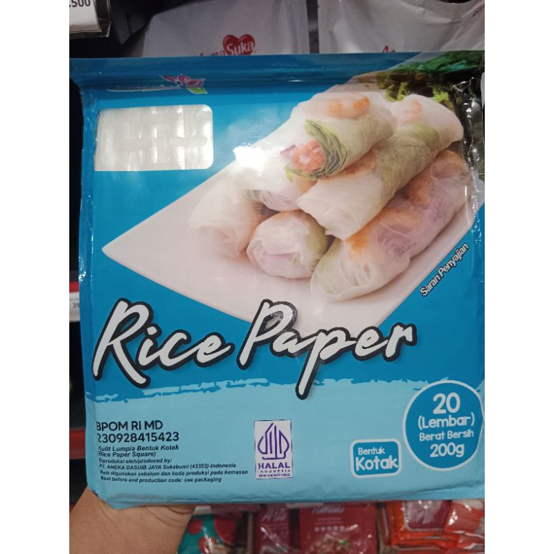 

Rice paper (bentuk kotak) 200 gr