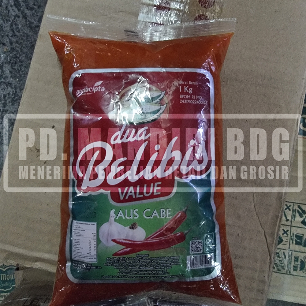 

DUA BELIBIS VALUE SAUS CABE 1 KG