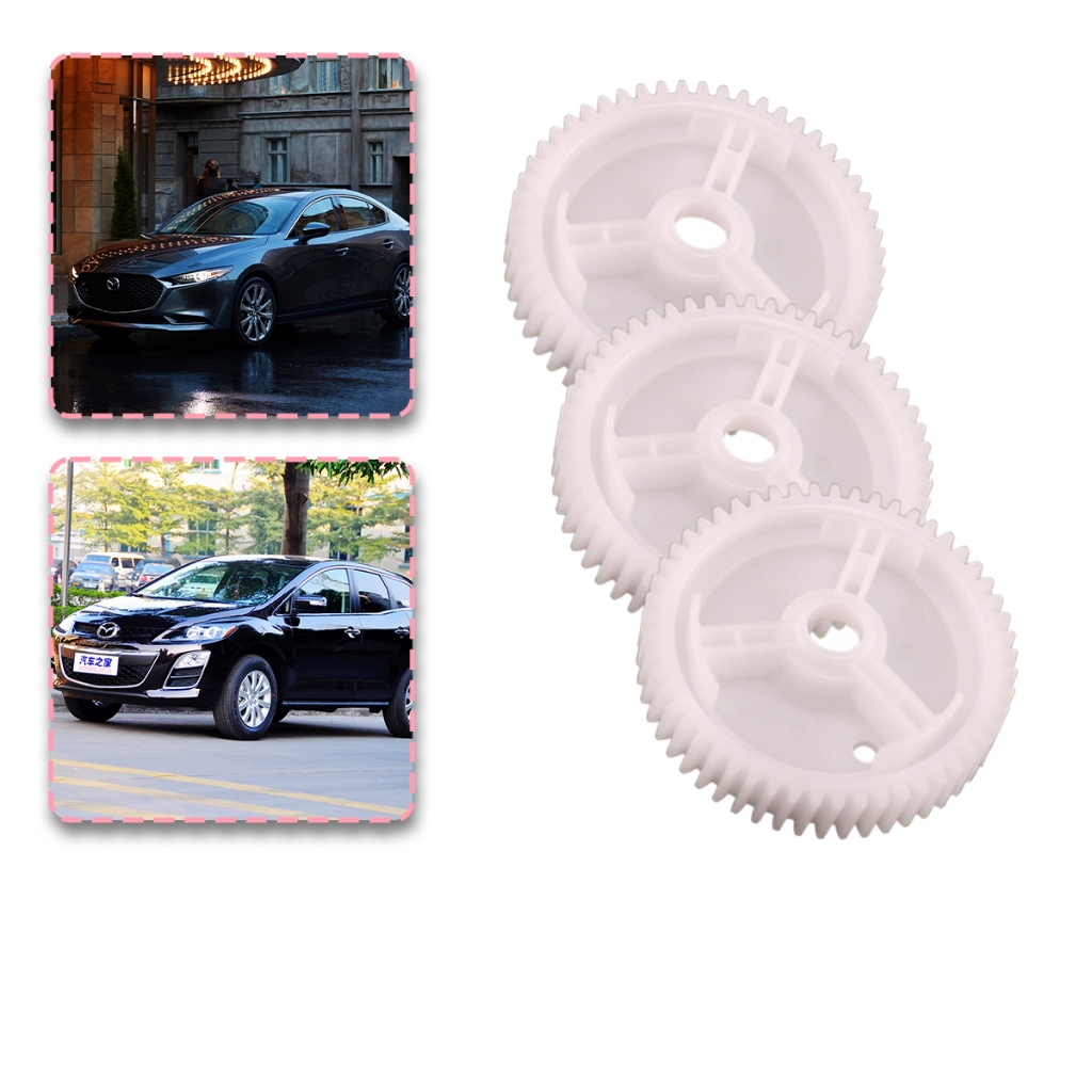 Roda gigi mekanis putih asetal dengan Gear Gear Adjuster Motor Power Window Mazda