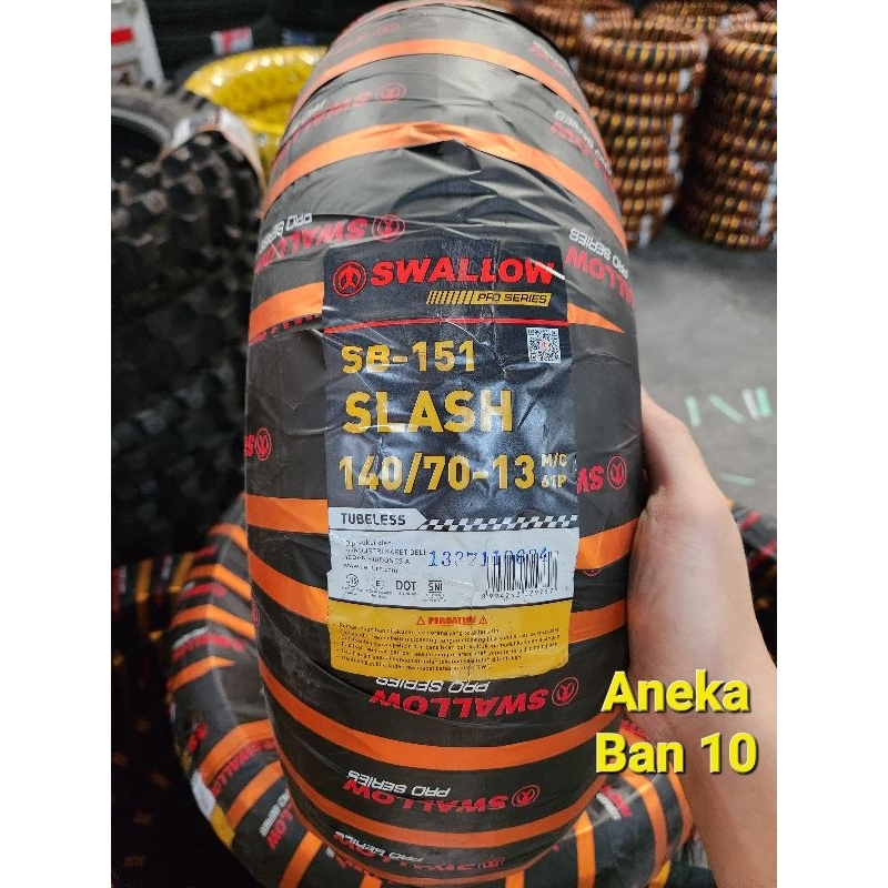 Ban Swallow 140/70-13 Slash SB-151 Tubeless Soft Compound