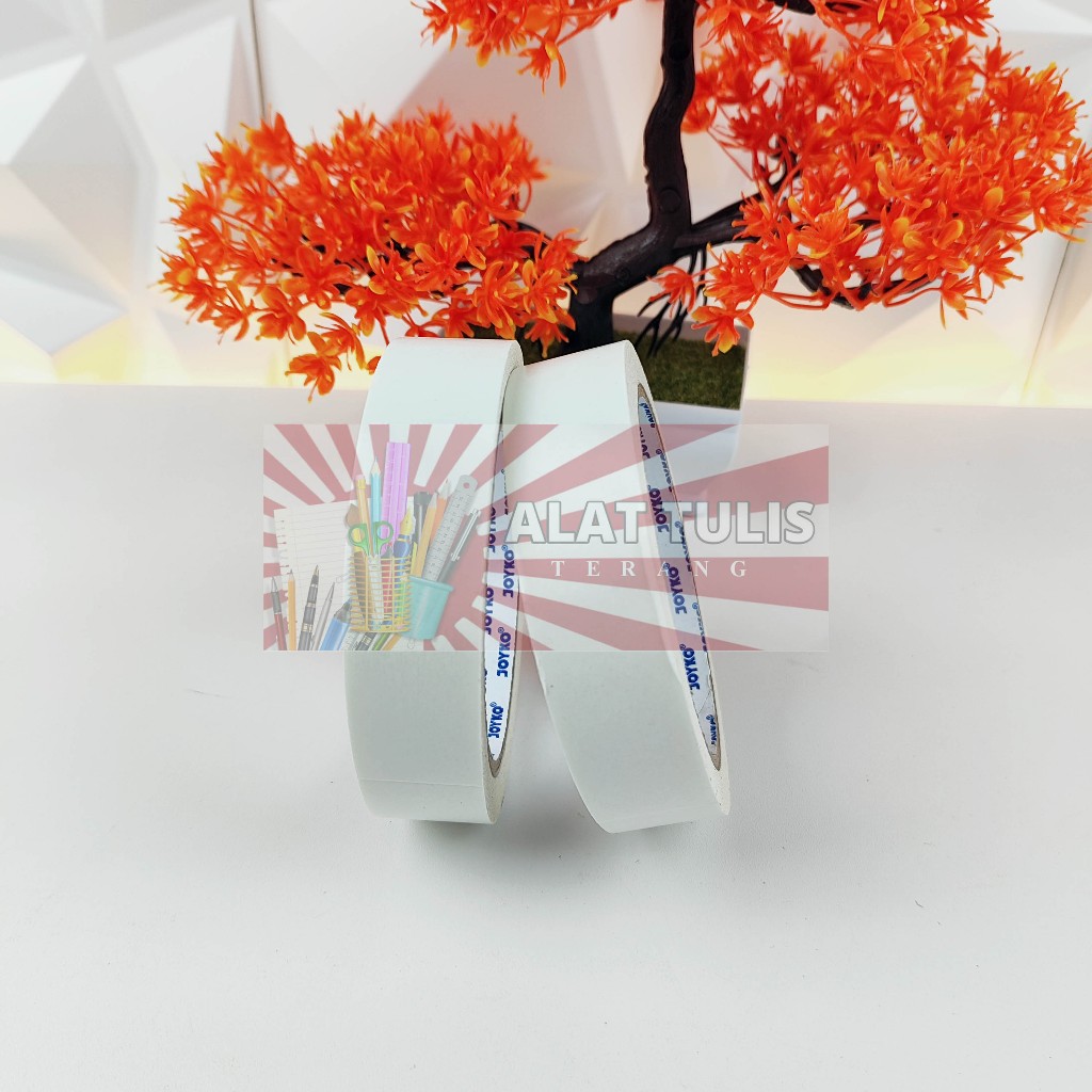 

Lakban Double Tape Super Kuat Joyko 24/12/6mm Perekat 2 Sisi Premium