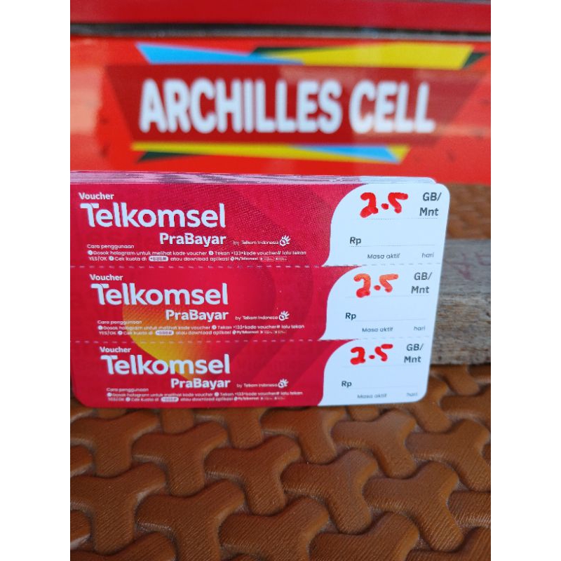 voucher Telkomsel 2,5 (sumbagteng) zona 2