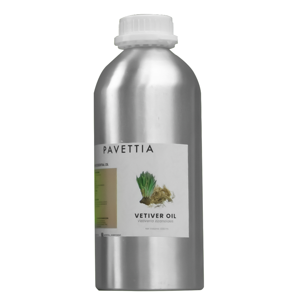 1000 ml - vetiver essential oil / minyak atsiri akar wangi (Vetiveria zizanoides)