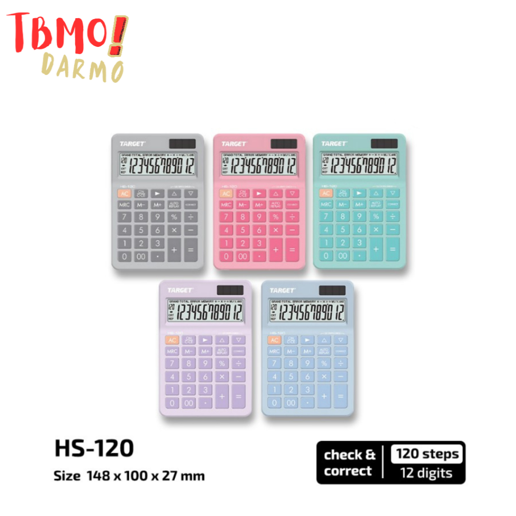 

TBMO KALKULATOR CHECK & CORRECT TARGET HS-120