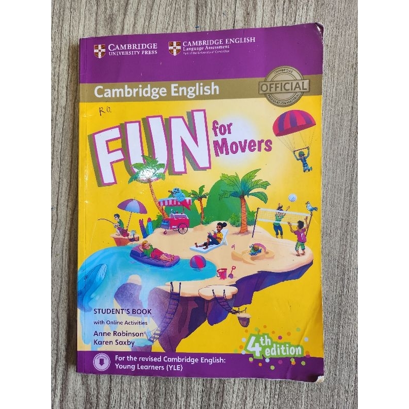 

Cambridge English Fun for Movers Student's Book 4th Edition | Buku ORIGINAL Bekas Preloved | Kode E