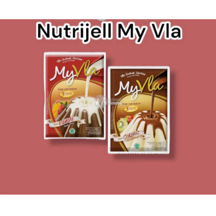 

1 pcs nutrijell my vla vanila coklat 60gr