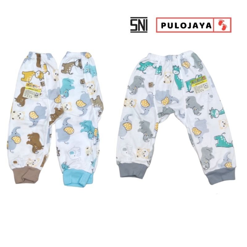 6 Pcs Celana Panjang Bayi laki laki 0 Bulan - 1 Tahun Baru lahir Newborn lusinan lembut doubleknit S