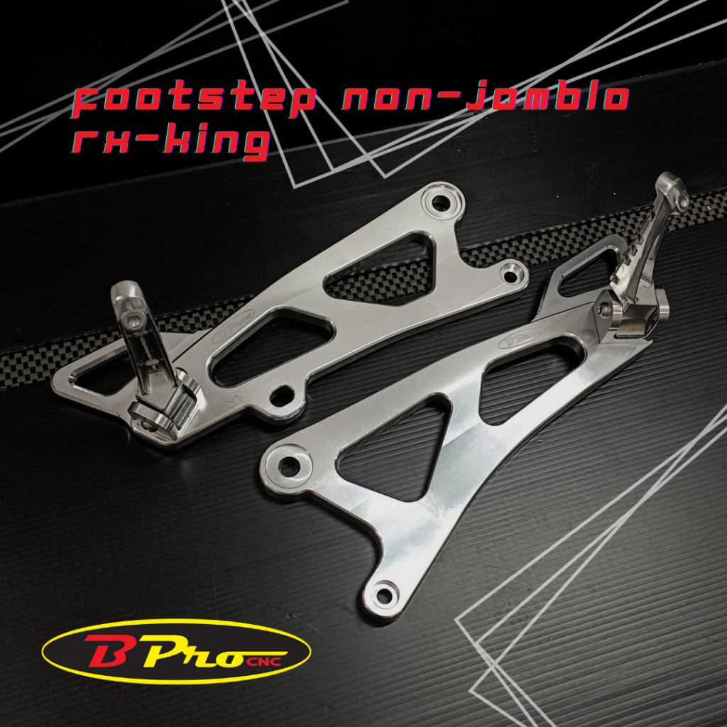 Footstep Underbone Belakang  Rx king (silver,Hitam)