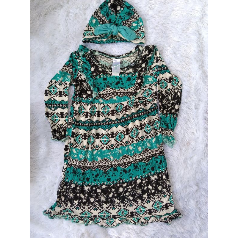 SALE  LITTLE KODA GAMIS + TURBAN 6-18 BULAN