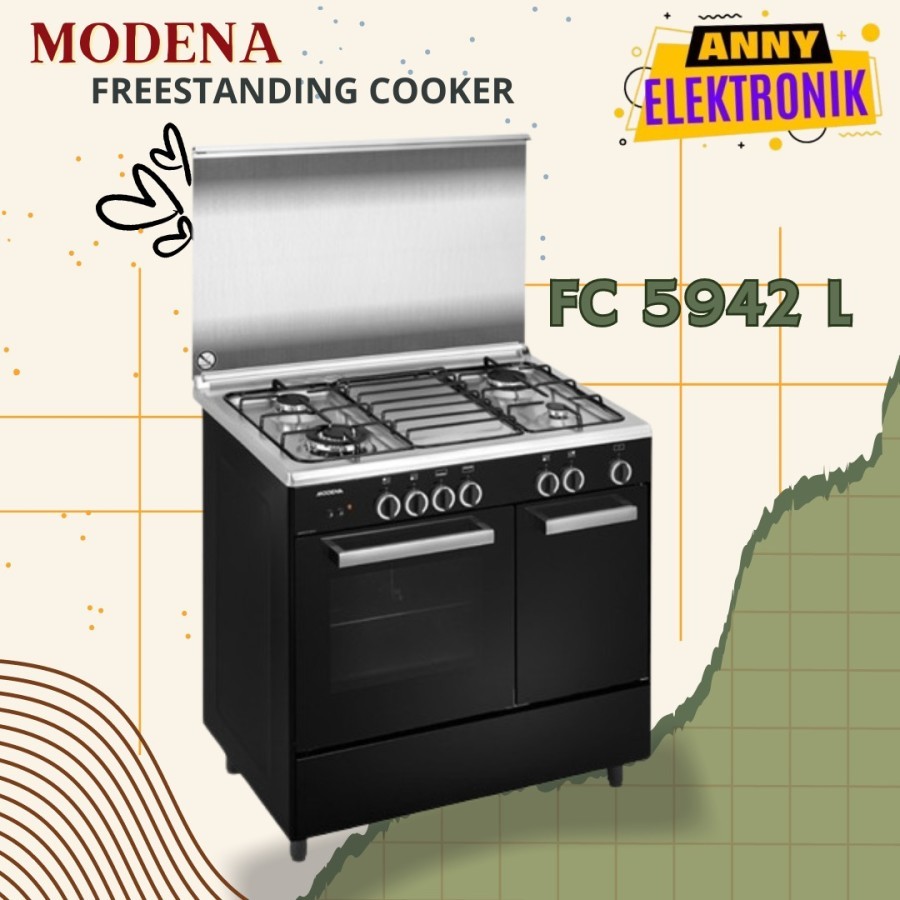 Freestanding Modena FC 5942 L ( BLACK)