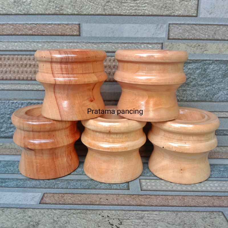 golong kayu joran timbang warna natural