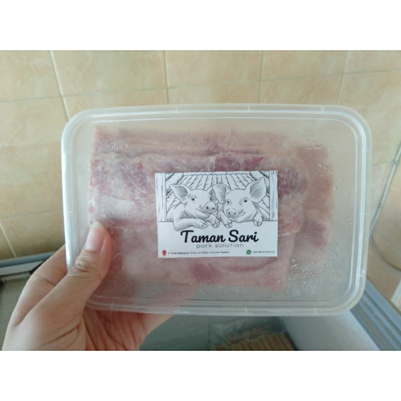 

Barbeque - Pork Bacon / Bakon Babi Kemasan 250 Gram