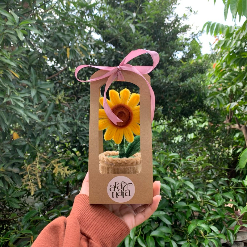 

Packaging Minipot Flower Kawat Bulu (HANYA PACKAGING) | Gift by Aranara