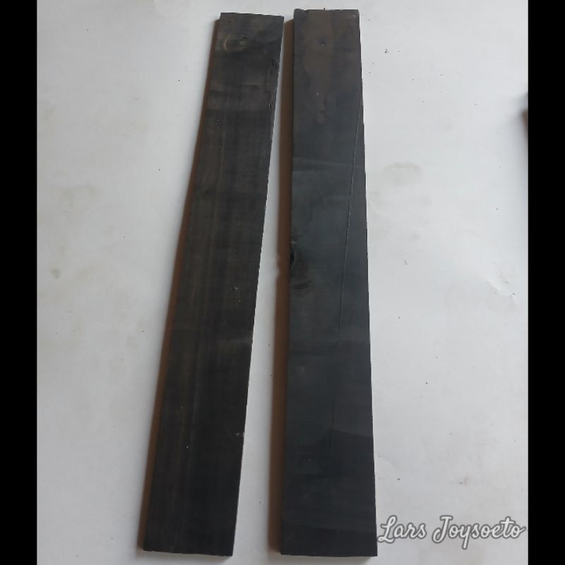 Fretboard Ebony Black jet Gitar Material Fingerboard Gitar Kayu Ebony Black Jet