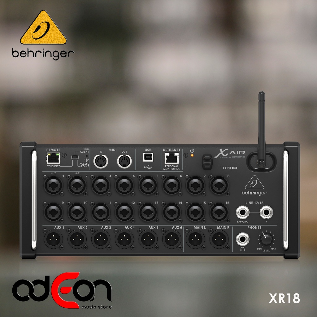 Behringer XR18 XR 18 X AIR18 18-Channel Digital Mixer W Multi-Channel USB Audio Interface