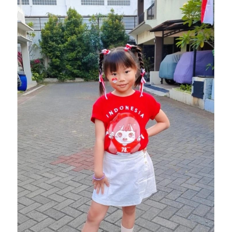 kaos 17 agustus anak dan dewasa