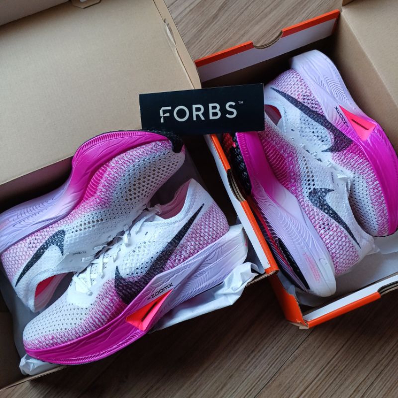Nike ZoomX Vaporfly Next% 3 White Purple Agate || pink