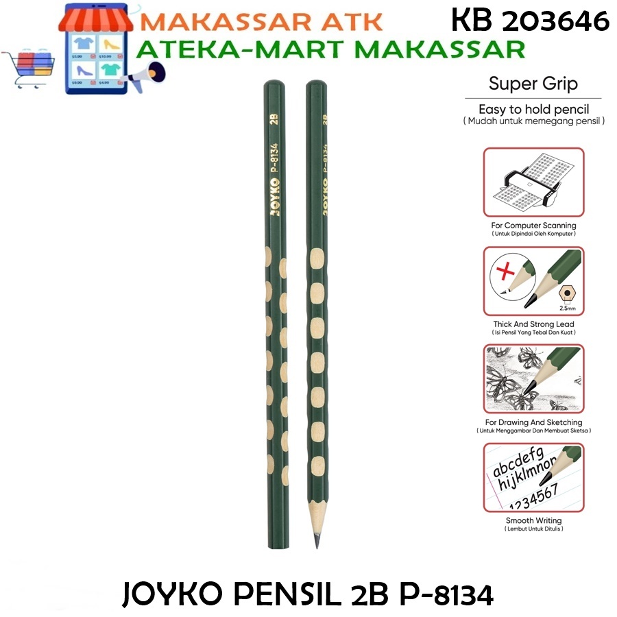 

[PCS] JOYKO PENSIL 2B P-8134 GRIP