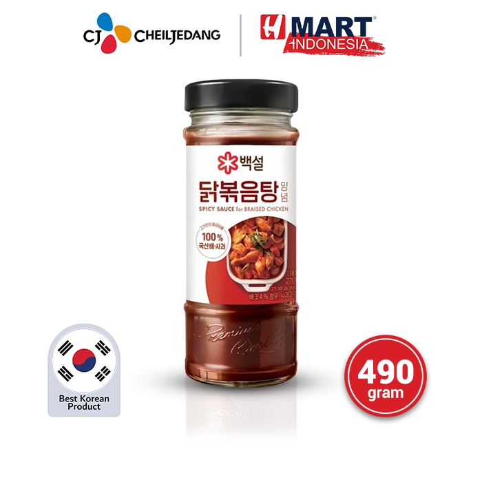 CJ BEKSUL Spicy Sauce for Braised Chicken - Saus Pedas Rebusan Ayam 490g