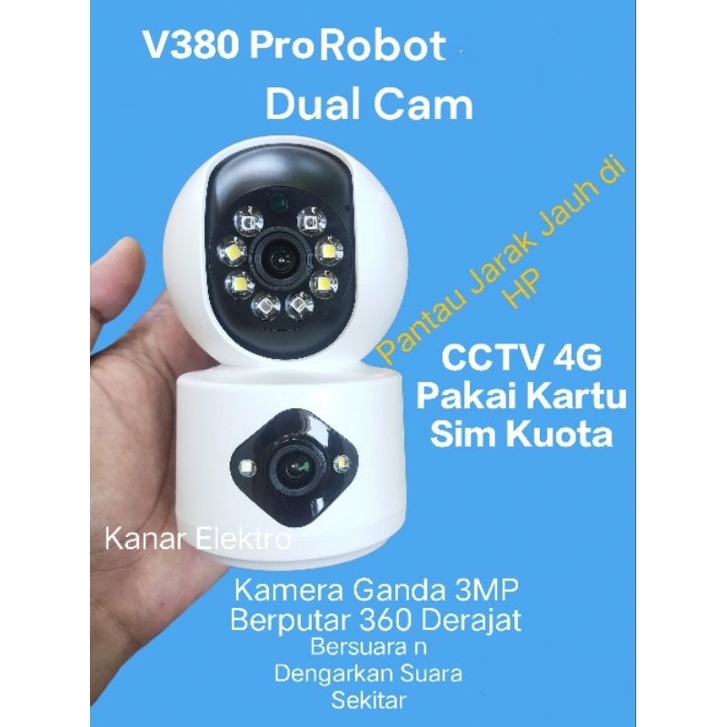 Kamera CCTV Sim Card Pantau di HP Jarak Jauh Tanpa Pakai Wifi