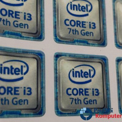 Stiker Intel Core i3 Gen 7