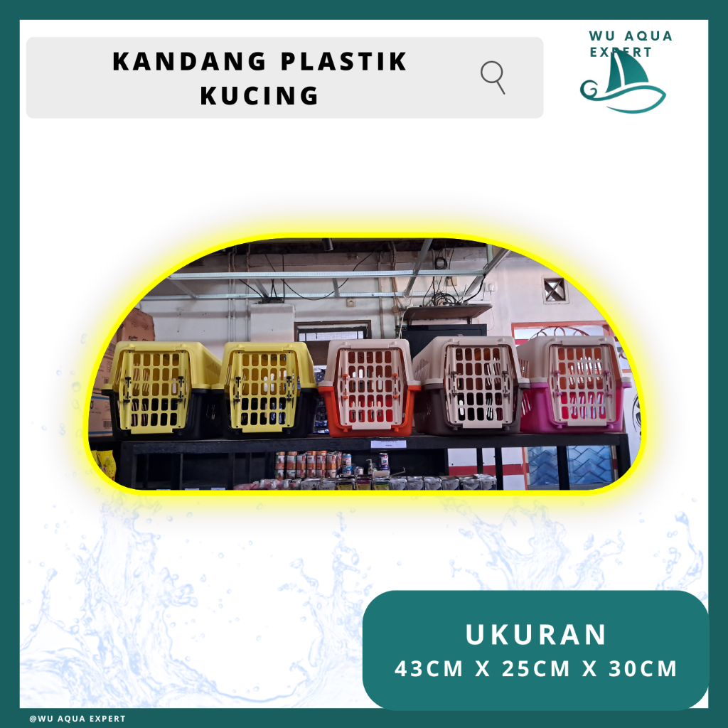 Kandang Kucing/Pet Cargo/Pet Crrier Kandang Kucing Plastik