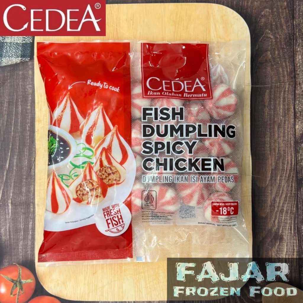 

CEDEA FISH DUMPLING SPICY CHICKEN 500gr | CEDEA DAMPLING AYAM PEDAS 500gr