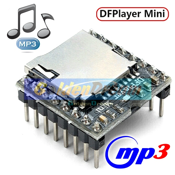 DFPlayer mini Arduino Music Player Audio Pemutar Musik Micro SD TF DF