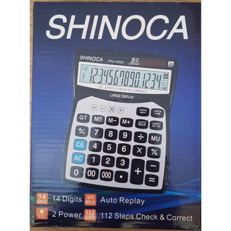 

Kalkulator Shinoca PRA-9300 14 Digit