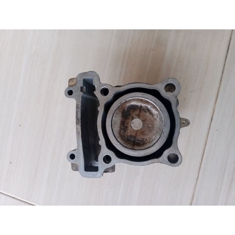 blok seher boring bahan overbos Vixion old original copotan motor