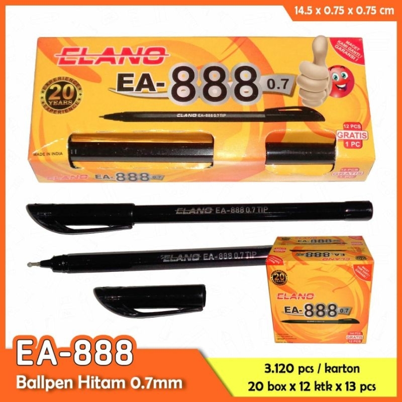 

pena hitam Elano EA 888