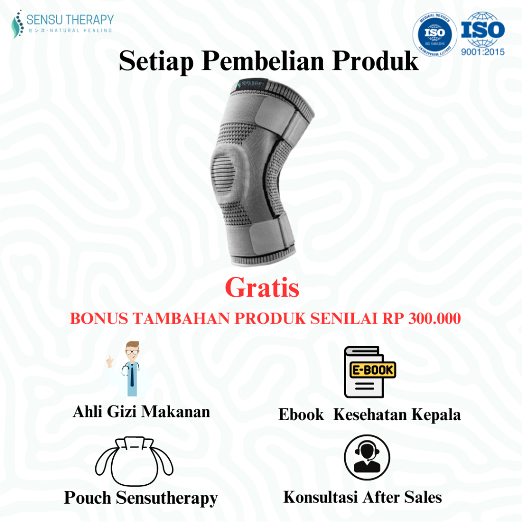 Sensu Deker Lutut Kesehatan Untuk Olahraga Dan Terapi Lutut Sakit