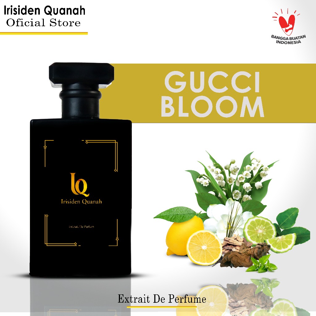 GUCCI BLOOM - Parfume Wanita Tahan Lama Aroma Bunga Feminim Manis Inspired By IQ | Minyak Wangi Parf
