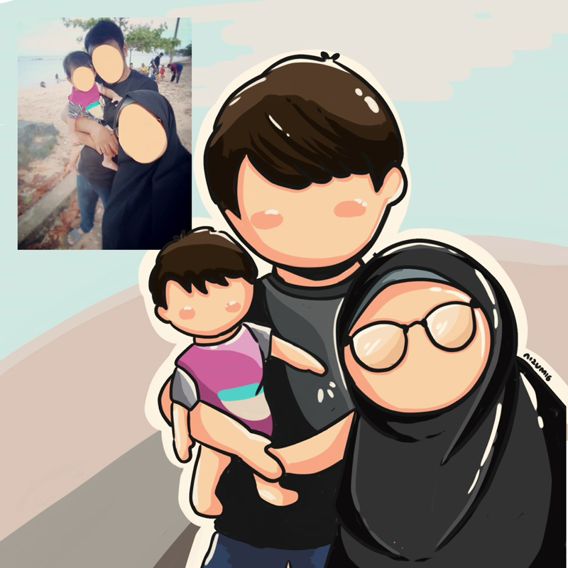 Jasa gambar kartun/ jasa merubah foto menjadi kartun