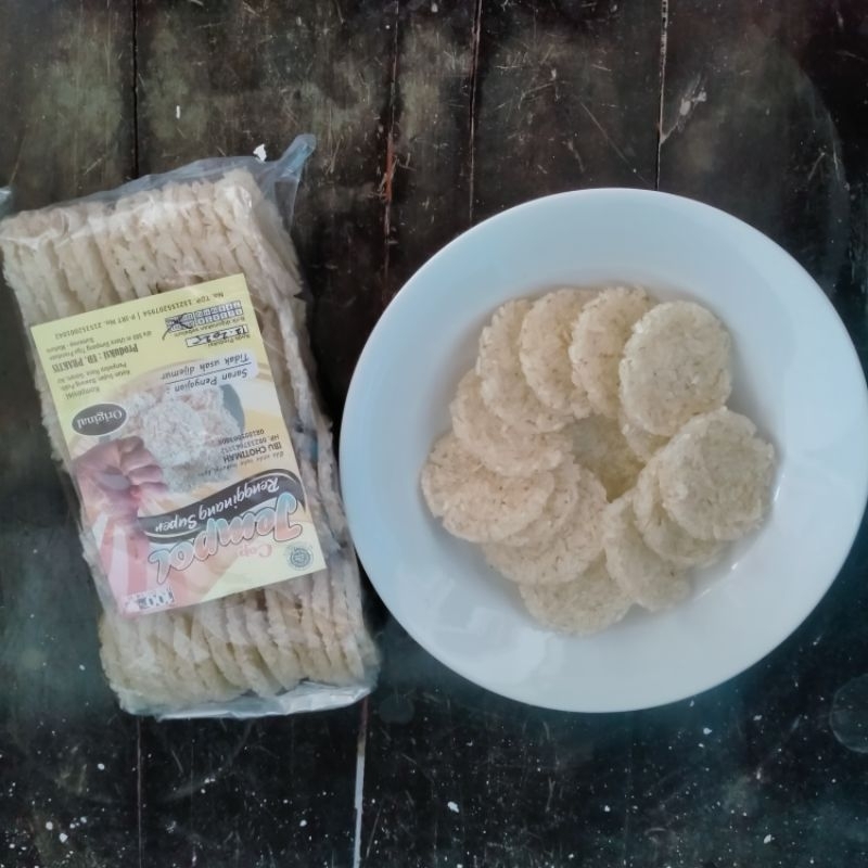 

Rengginang Bawang 60 Keping Cap Jempol Ibu Khotimah Tanpa Jemur Super