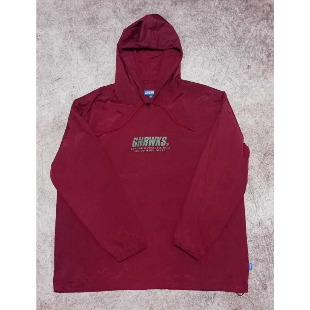 GNRWKS hoodie pullover parasut Size on tag XXL