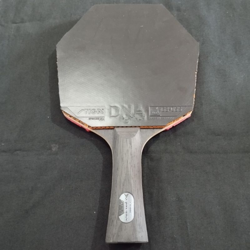 Kayu 2nd Stiga Cybershape FL + Karet / Bet Pingpong Tenis Meja (BEKAS)