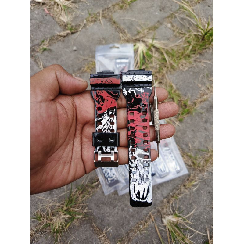 RUBBER STRAP TALI JAM TANGAN CASIO G-SHOCK GA-110 ONE PIECE LIMITED EDITION