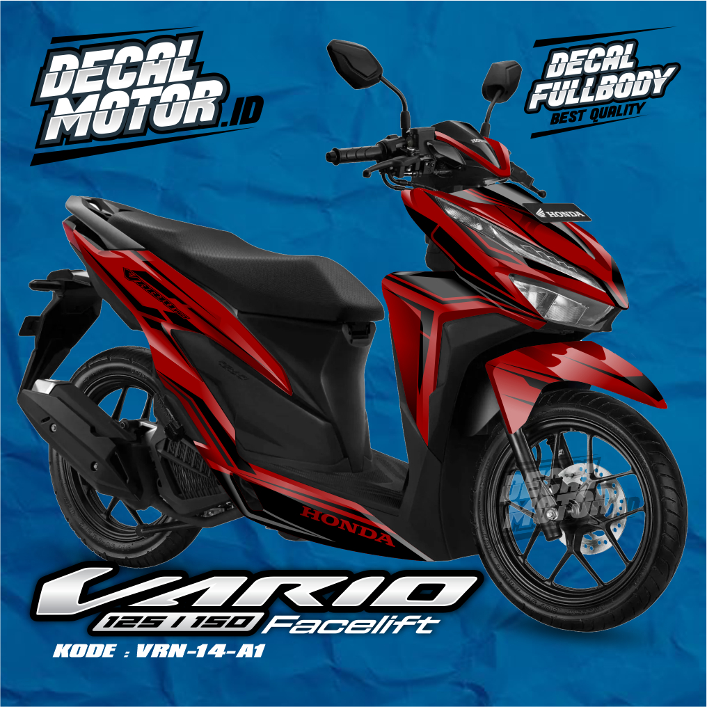 DECAL FULL BODY VARIO NEW 150 - STICKER VARIO NEW 150 - VRN