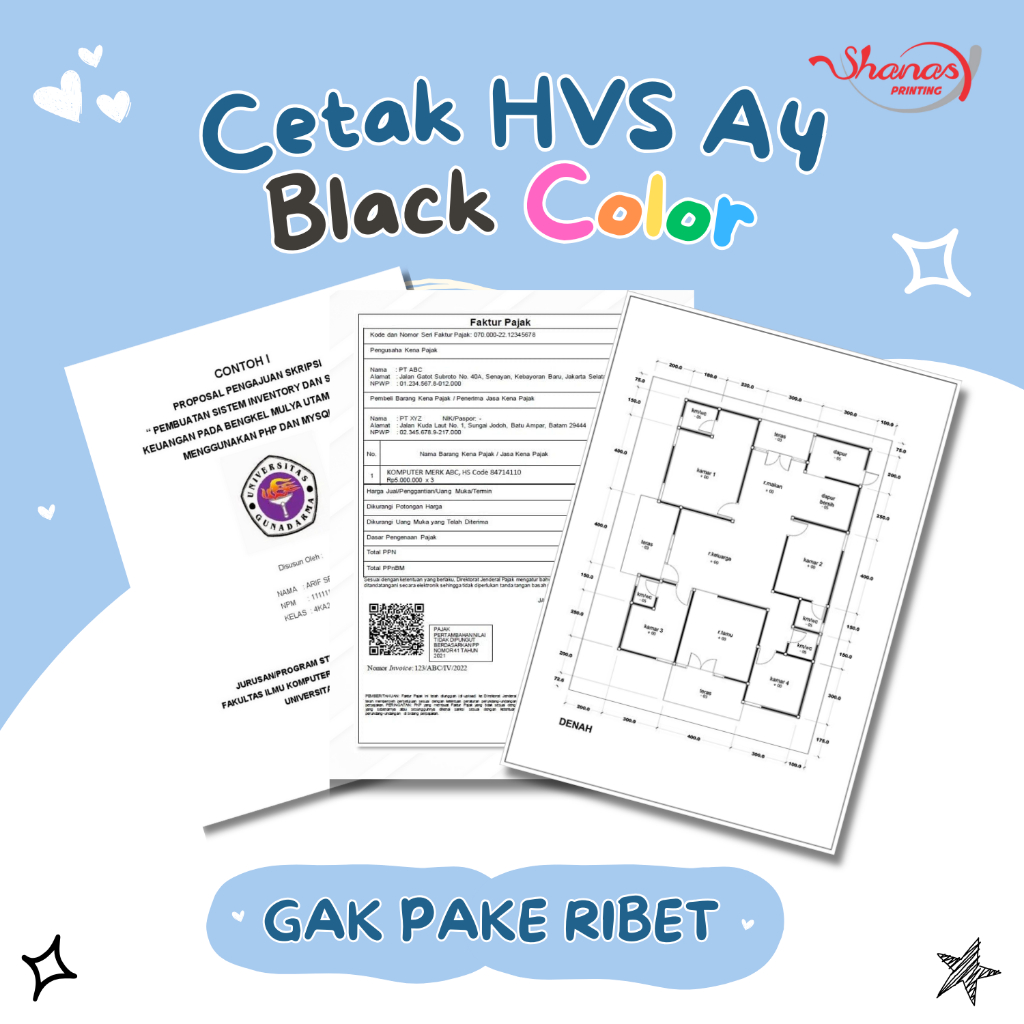 

Cetak HVS A4 80gr 1 Sisi Black Color Cetak Skripsi, Makalah, Formulir, Denah, Proposal, Surat, Pajak dll