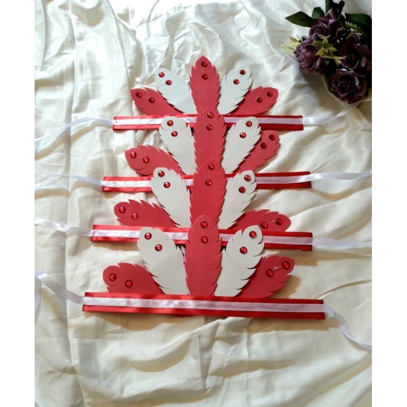 bando karnaval / topi karnaval merah putih # hiasan kepala karnaval agustusan