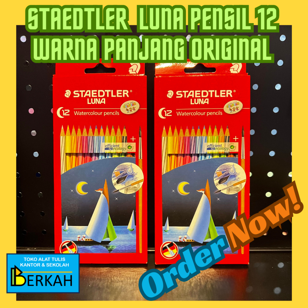 

Staedtler Luna Aquarel Pensil 12 Warna Panjang