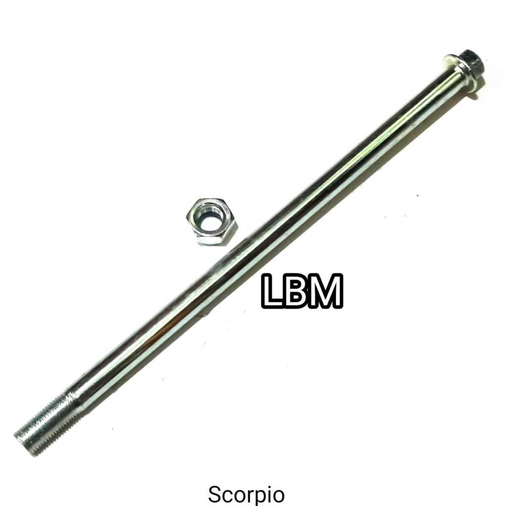 AS SWING ARM FORK TENGAH SCORPIO LAMA PIVOT AXLE SHAFT SCORPIO Z ENR