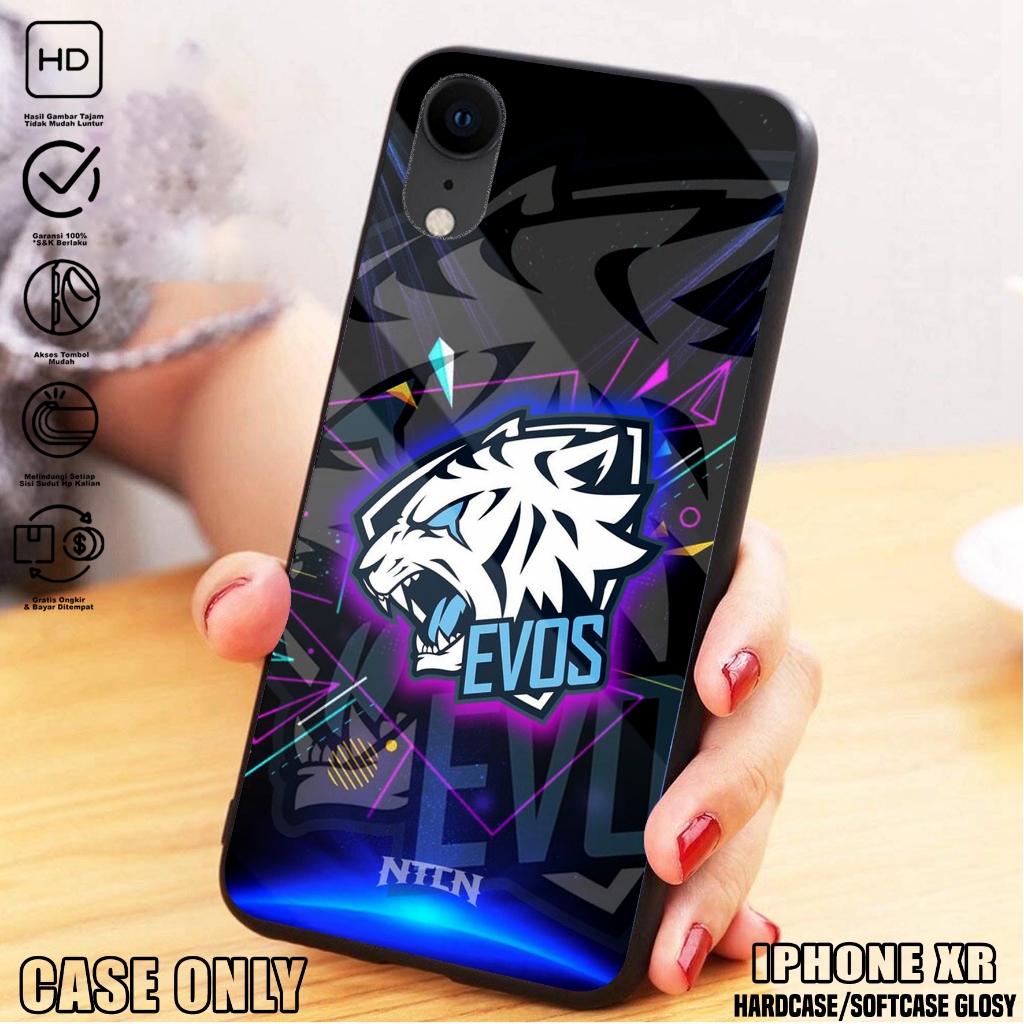 Case IPHONE XR  - Casing IPHONE XR [ EVOS ] Silikon IPHONE XR  - Kesing Hp - Casing Hp  - Case Hp - 