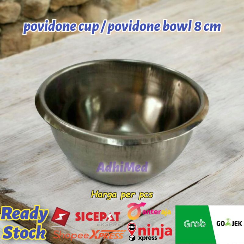povidone cup / iodine com / iodine cup / mangkok povidone