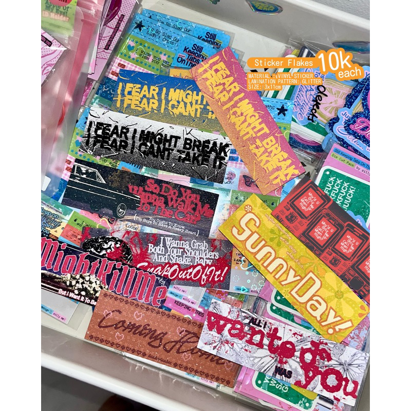 

[sillyme! | BACA DESC] ★SSS★ die cut stickers