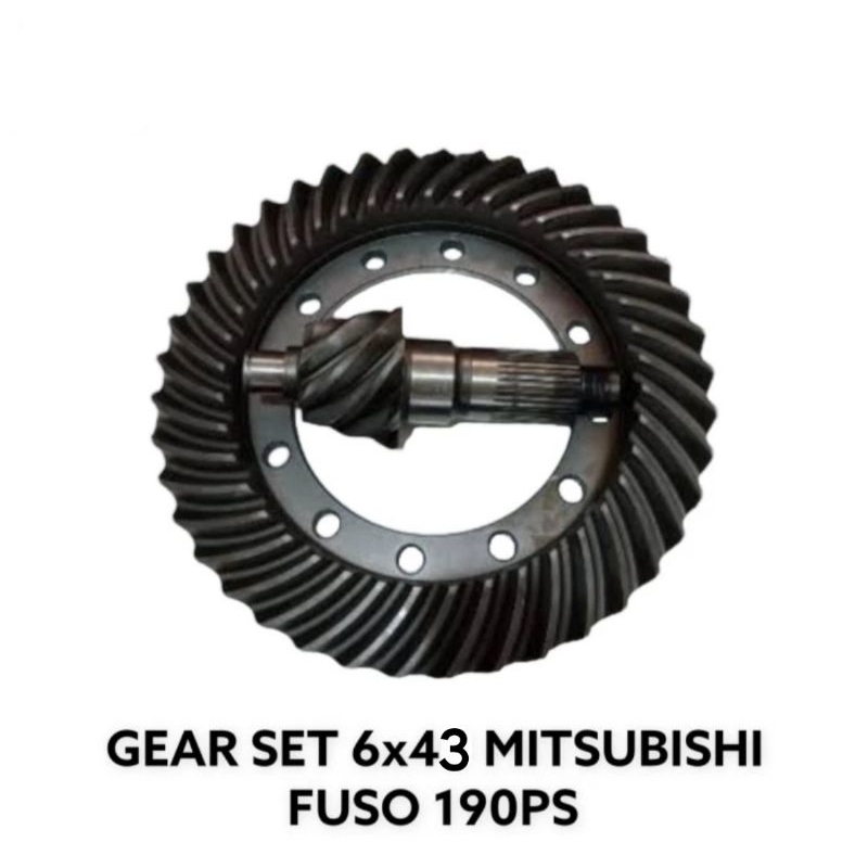 MC 839938 GEAR SET 6 X 43 MITSUBISHI 6D16 PS190 GEAR SET GARDAN YYL