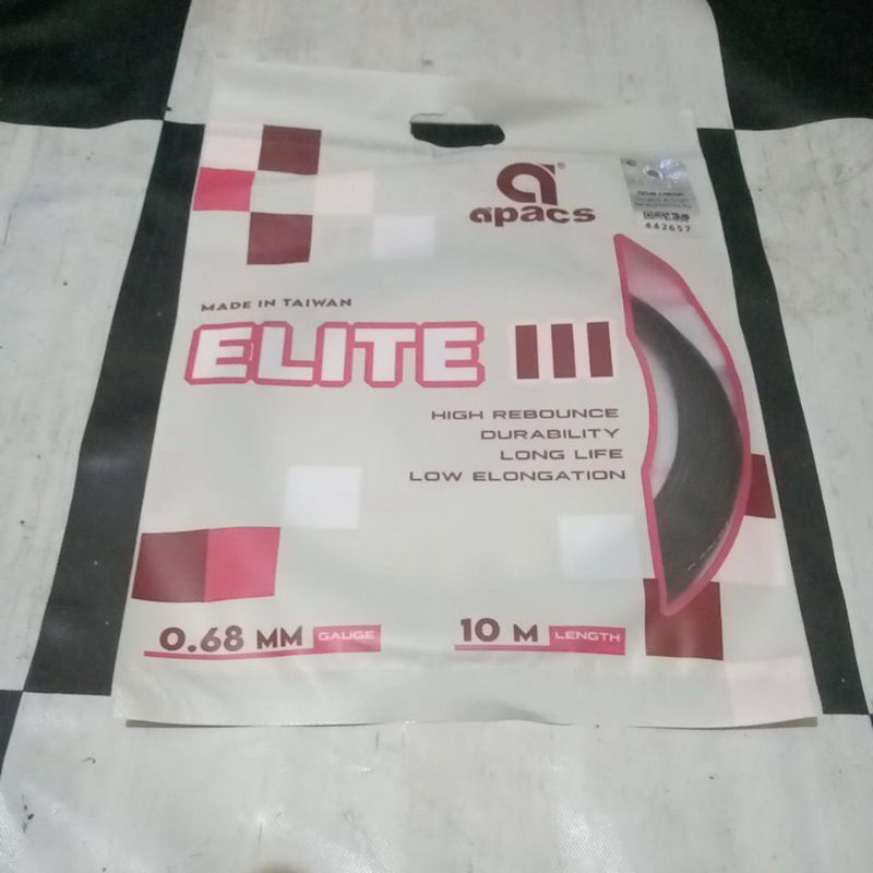 senar raket badminton apacs elite 3 ori